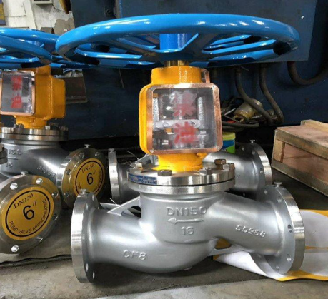 Oxygen globe valve 25p氧气截止阀 不锈钢 法兰连接 高温高压 禁油脱脂 